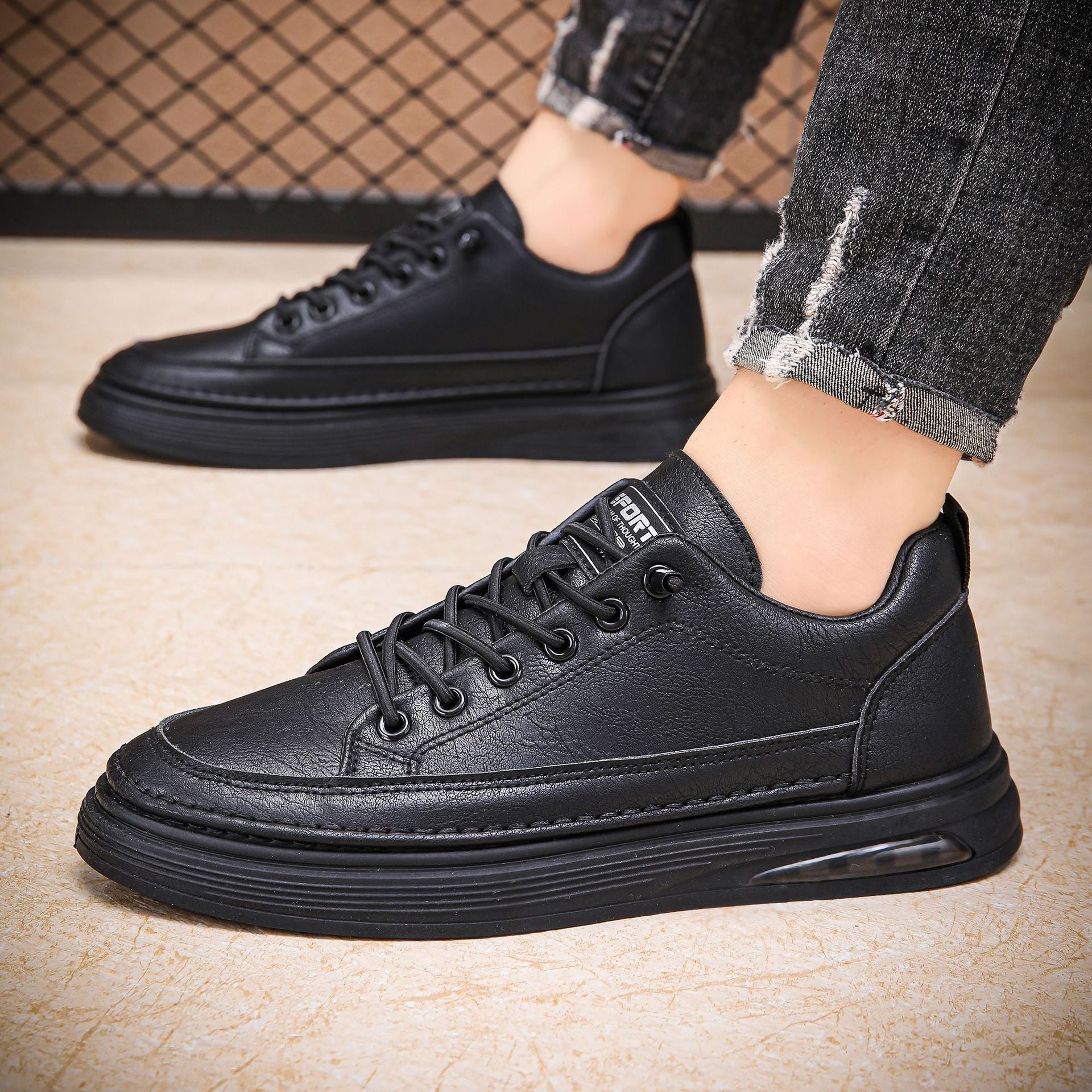 Baskets in synthétique con design décontracté - Dervan