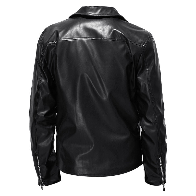 Veste de motard en matière synthétique con finition lisse pour usage urbain - Kordem