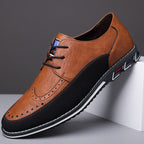Chaussures in synthétique con lacet bas et perforations décoratives urbaines et discrètes - Zavian