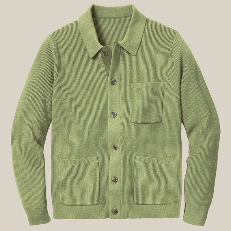 Cardigan homme maille douce confortable casual quotidien - Savinho