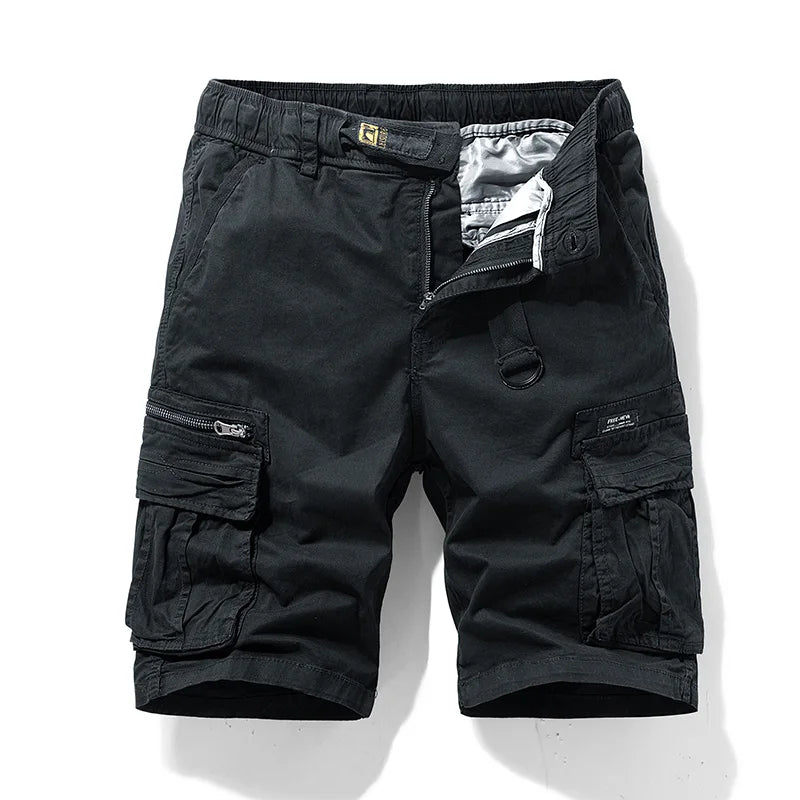 Short cargo camouflage à poches multiples pour homme - Ranger