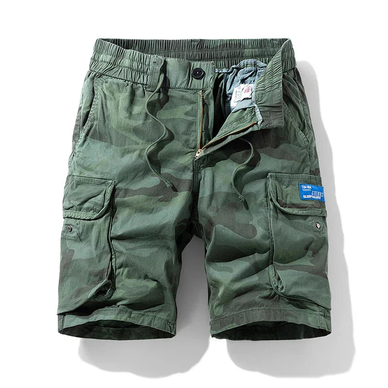 Short cargo camouflage à poches latérales pour homme - Malte