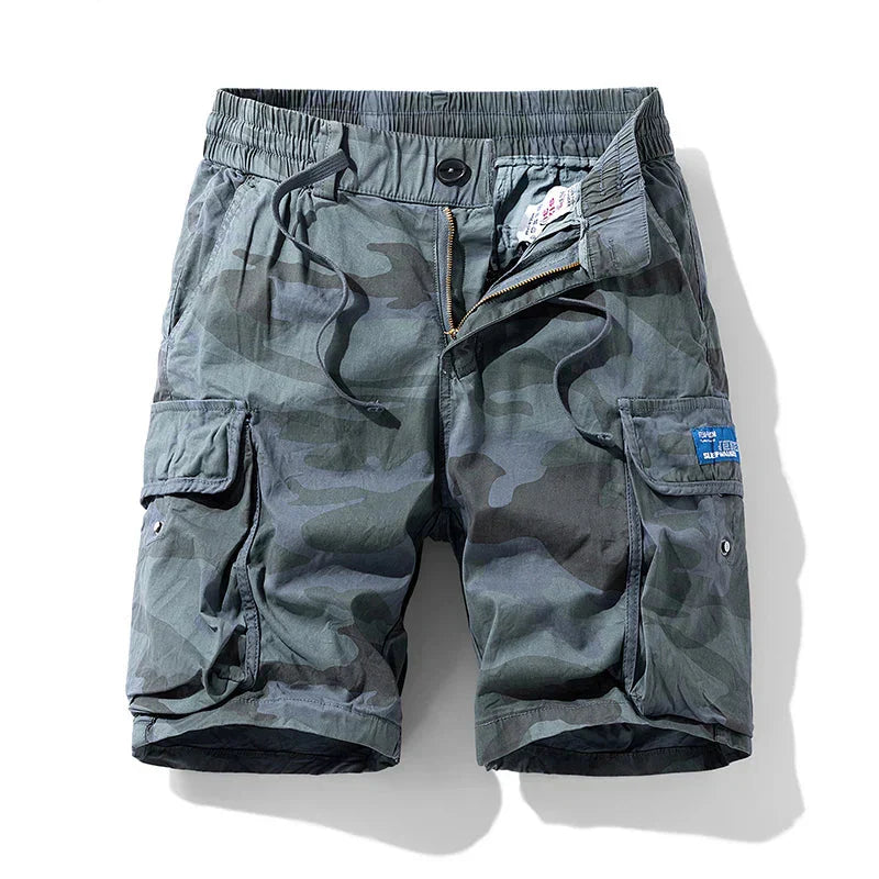 Short cargo camouflage à poches latérales pour homme - Malte
