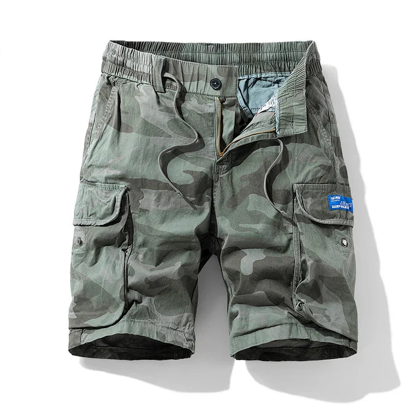 Short cargo camouflage à poches latérales pour homme - Malte