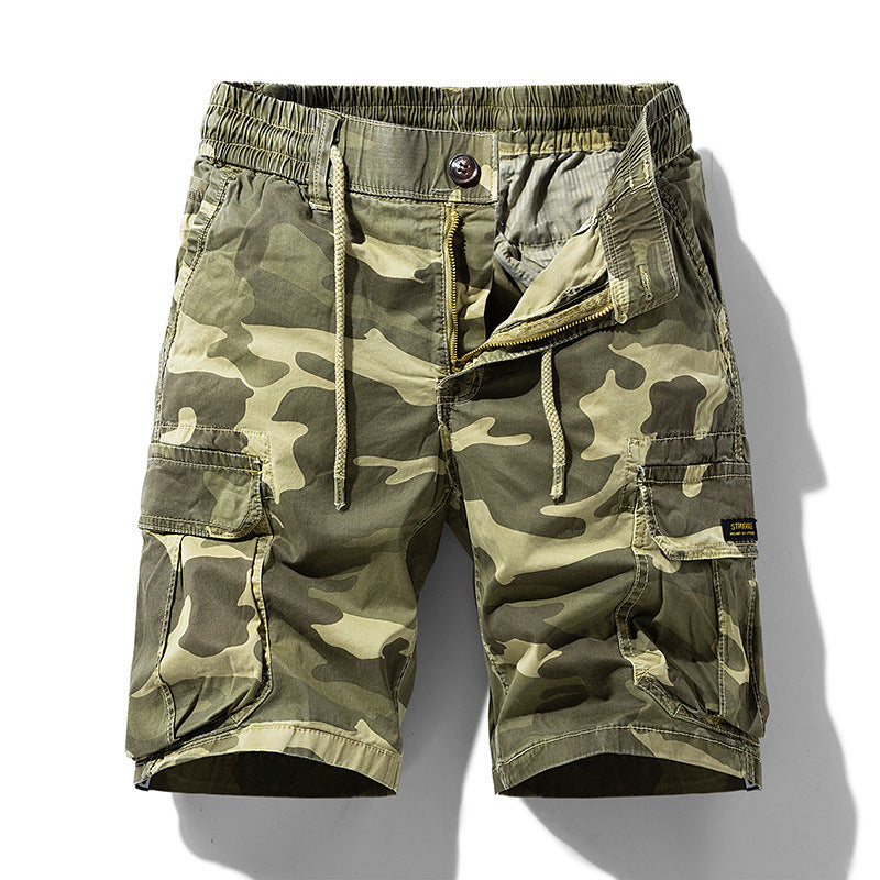Short cargo camouflage à poches latérales pour homme - Carson