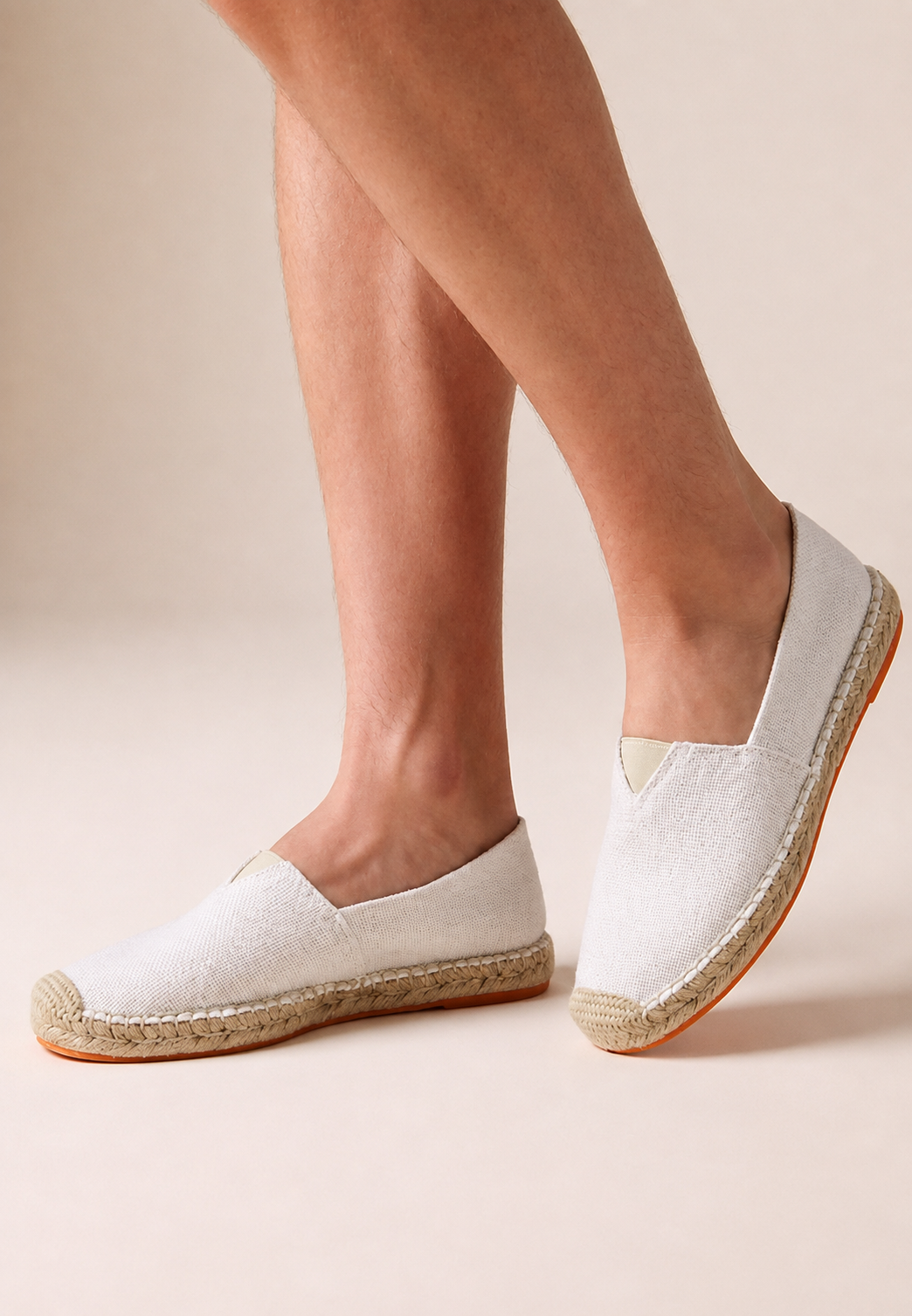 Espadrilles homme à enfiler jute semelle tressée été - John