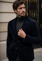 Blazer homme velours côtelé boutons texture élégant automne - Emmett