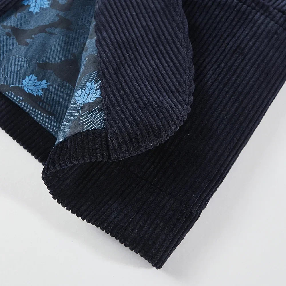 Blazer homme velours côtelé boutons texture élégant automne - Emmett