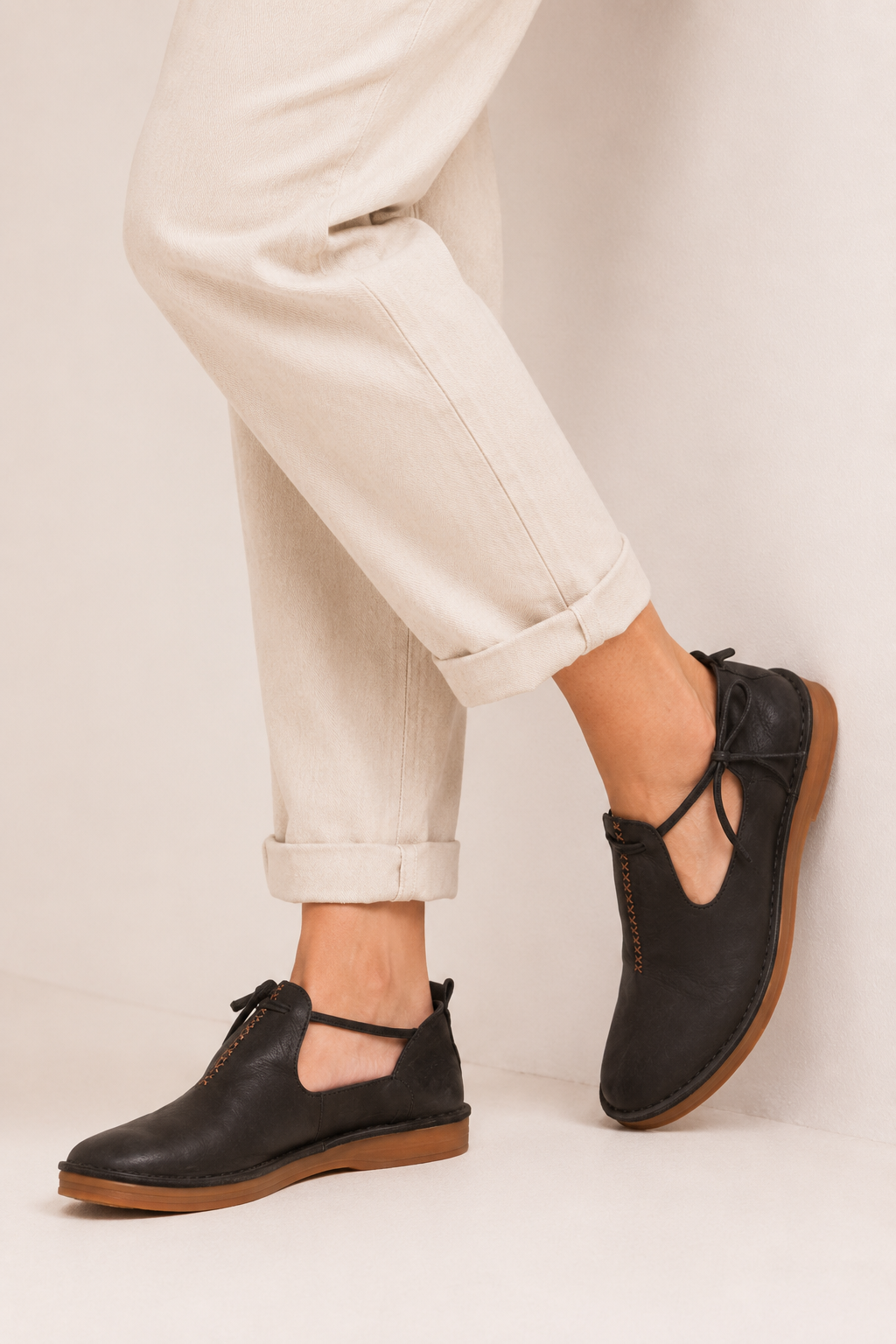 Chaussures plates femme nœud réglable confort quotidien - Fenja