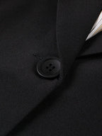 Blazer court femme coupe tailleur structuré bureau chic - Selina