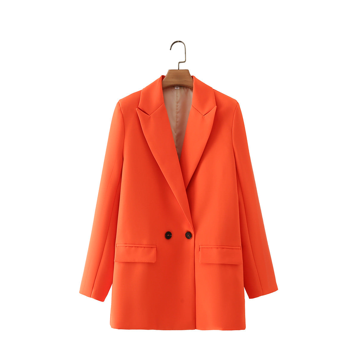Blazer croisé femme coupe droite revers en pointe tailleur - Greta