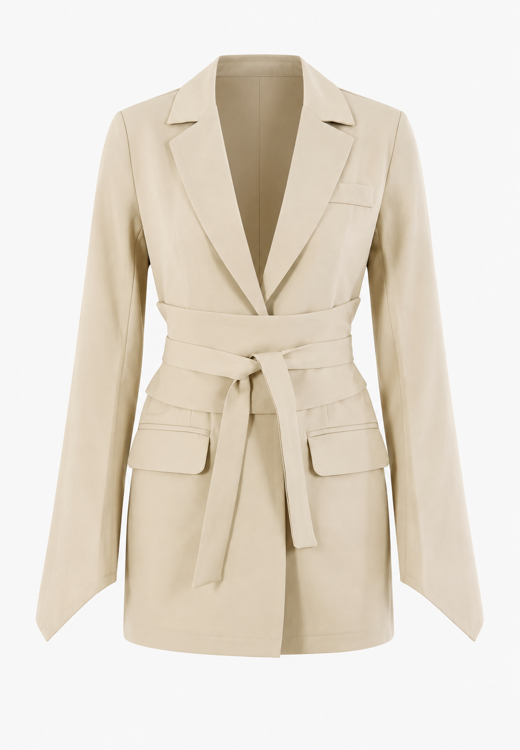 Blazer femme cintré ceinture taille marquée élégant - Mila