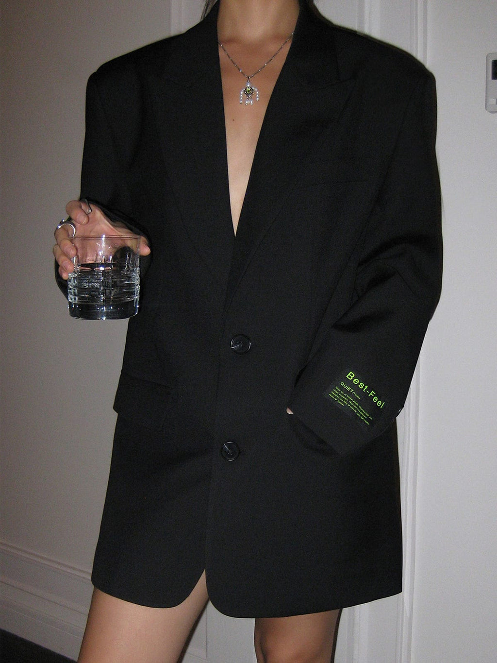 Blazer oversize femme deux boutons coupe ample élégant - Lorelei