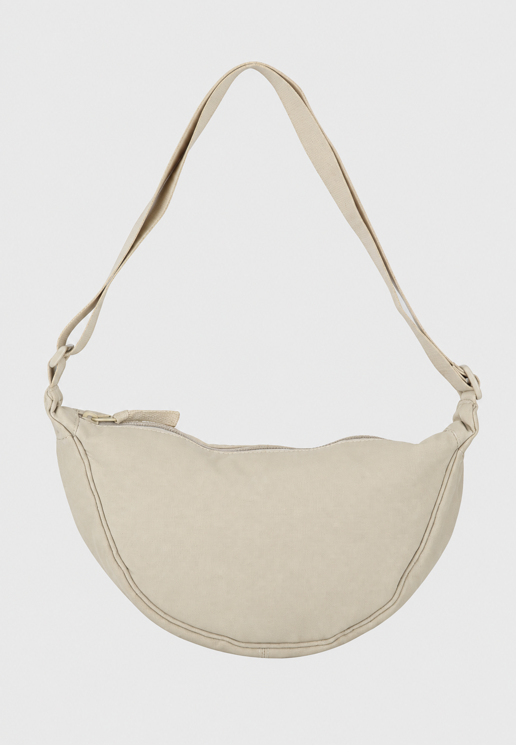 Sac bandoulière femme nylon demi-lune sangle ajustable - Apolline