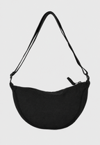 Sac bandoulière femme nylon demi-lune sangle ajustable - Apolline