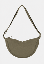 Sac bandoulière femme nylon demi-lune sangle ajustable - Apolline