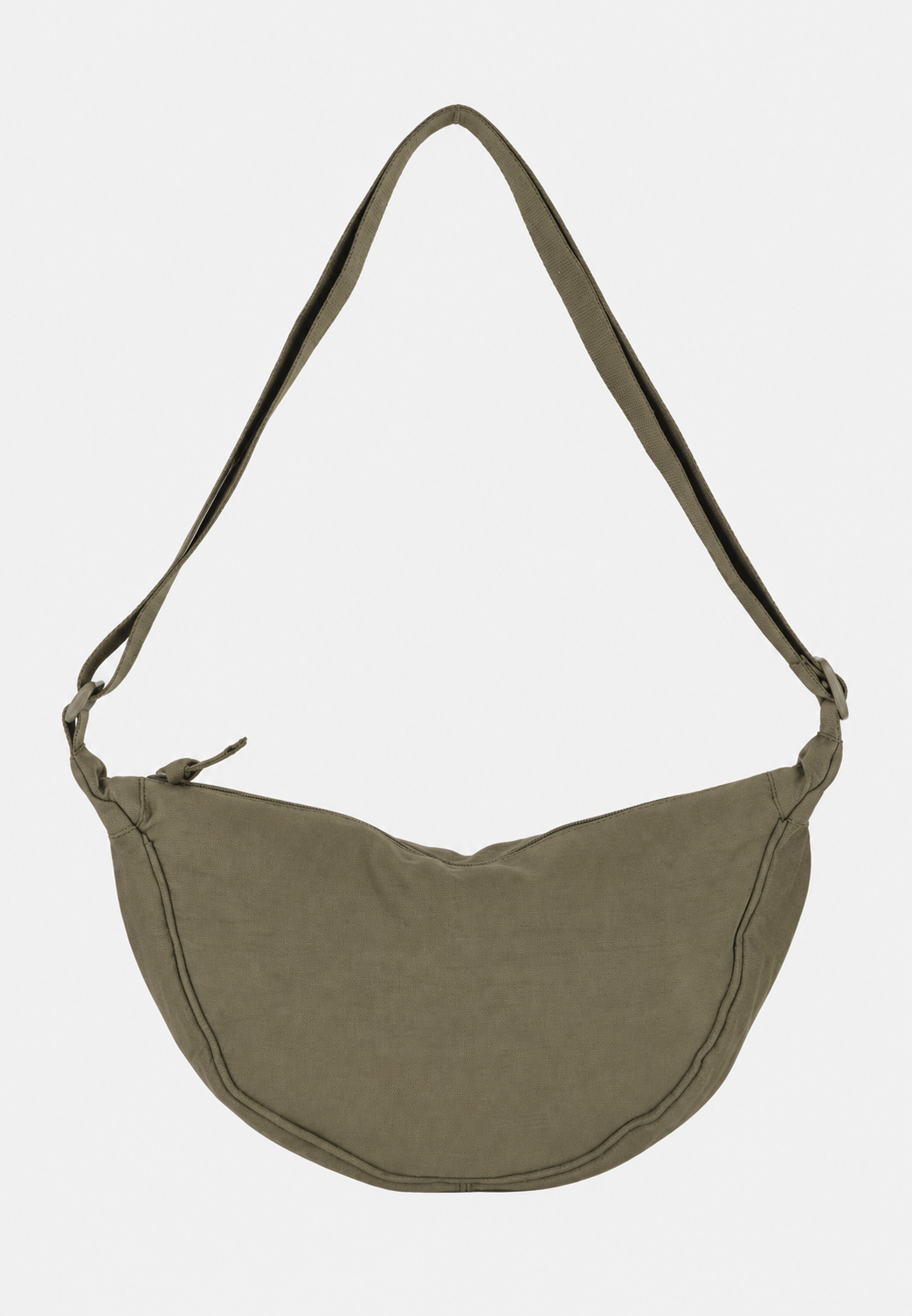 Sac bandoulière femme nylon demi-lune sangle ajustable - Apolline