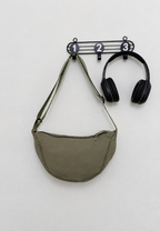 Sac bandoulière femme nylon demi-lune réglable léger - Nerea