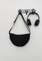 Sac bandoulière femme nylon demi-lune réglable léger - Nerea