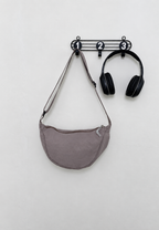 Sac bandoulière femme nylon demi-lune réglable léger - Nerea