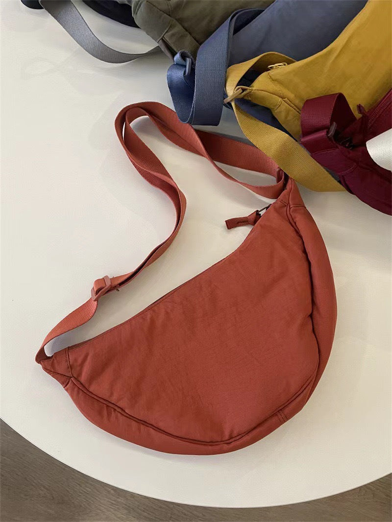 Sac bandoulière femme forme arrondie bandoulière réglable - Clémence