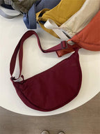Sac bandoulière femme forme arrondie bandoulière réglable - Clémence
