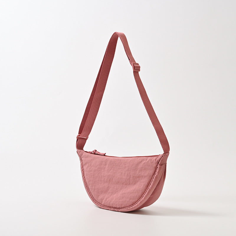 Sac bandoulière femme forme arrondie bandoulière réglable - Clémence