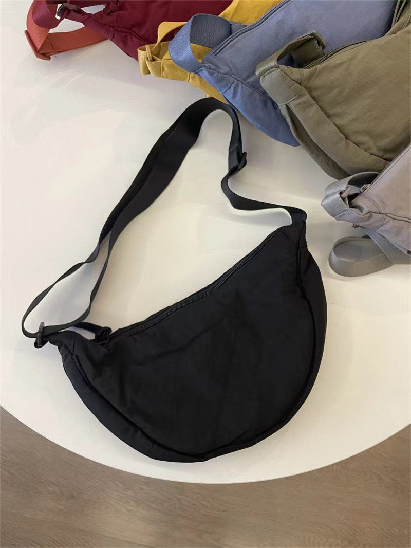 Sac bandoulière femme forme arrondie bandoulière réglable - Clémence