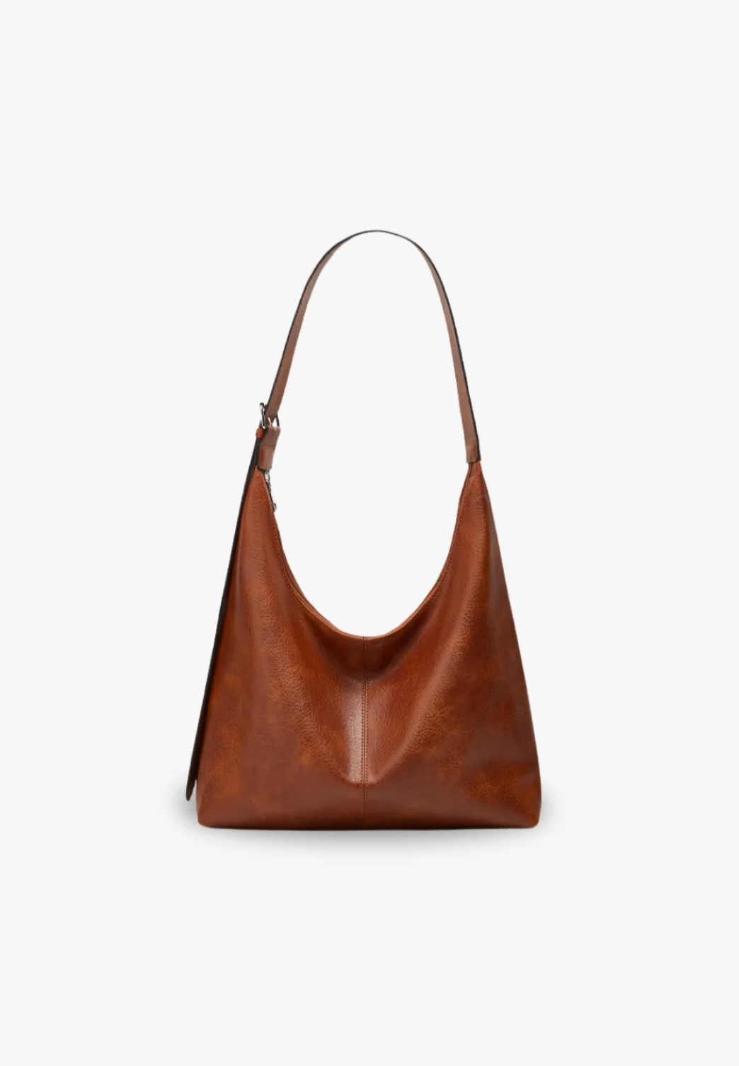 Sac porté épaule femme effet cuir anses courtes compact