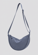 Sac bandoulière femme nylon demi-lune bandoulière réglable - Camille