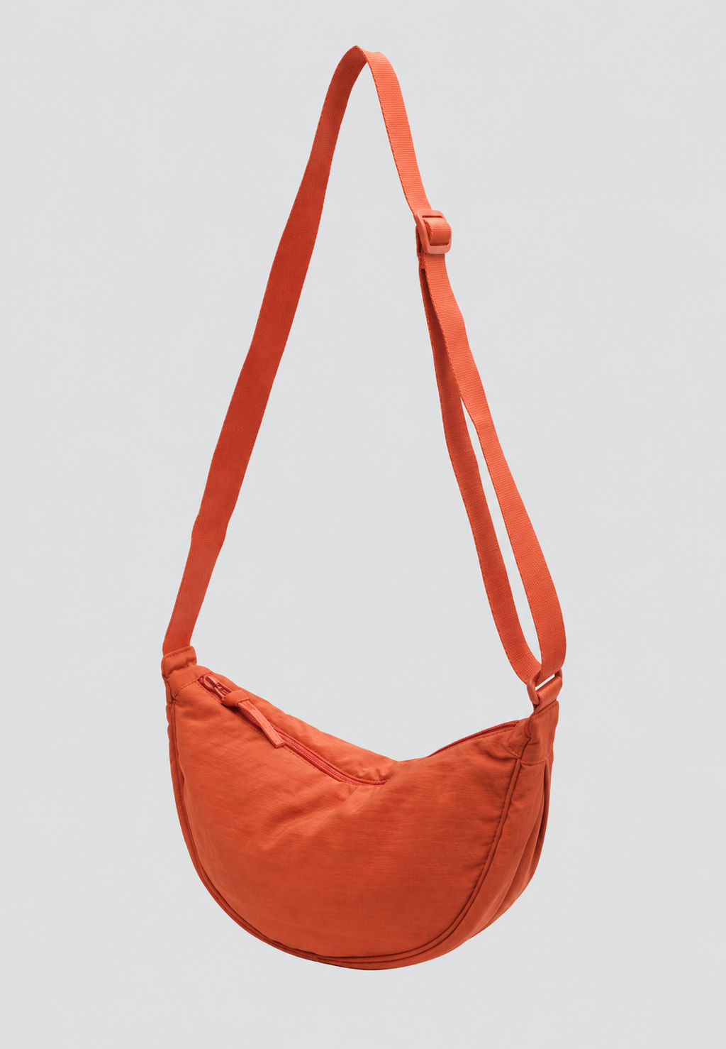 Sac bandoulière femme nylon demi-lune bandoulière réglable - Camille
