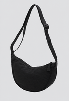Sac bandoulière femme nylon demi-lune bandoulière réglable - Camille