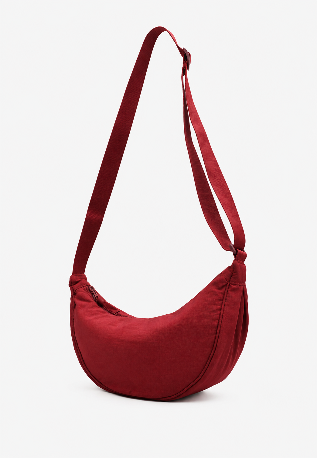Sac bandoulière femme nylon demi-lune bandoulière réglable - Camille