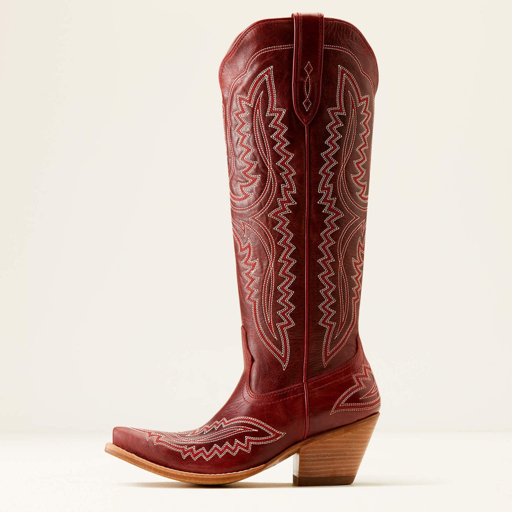 Bottes cowboy femme tige haute brodées style western - Annelie