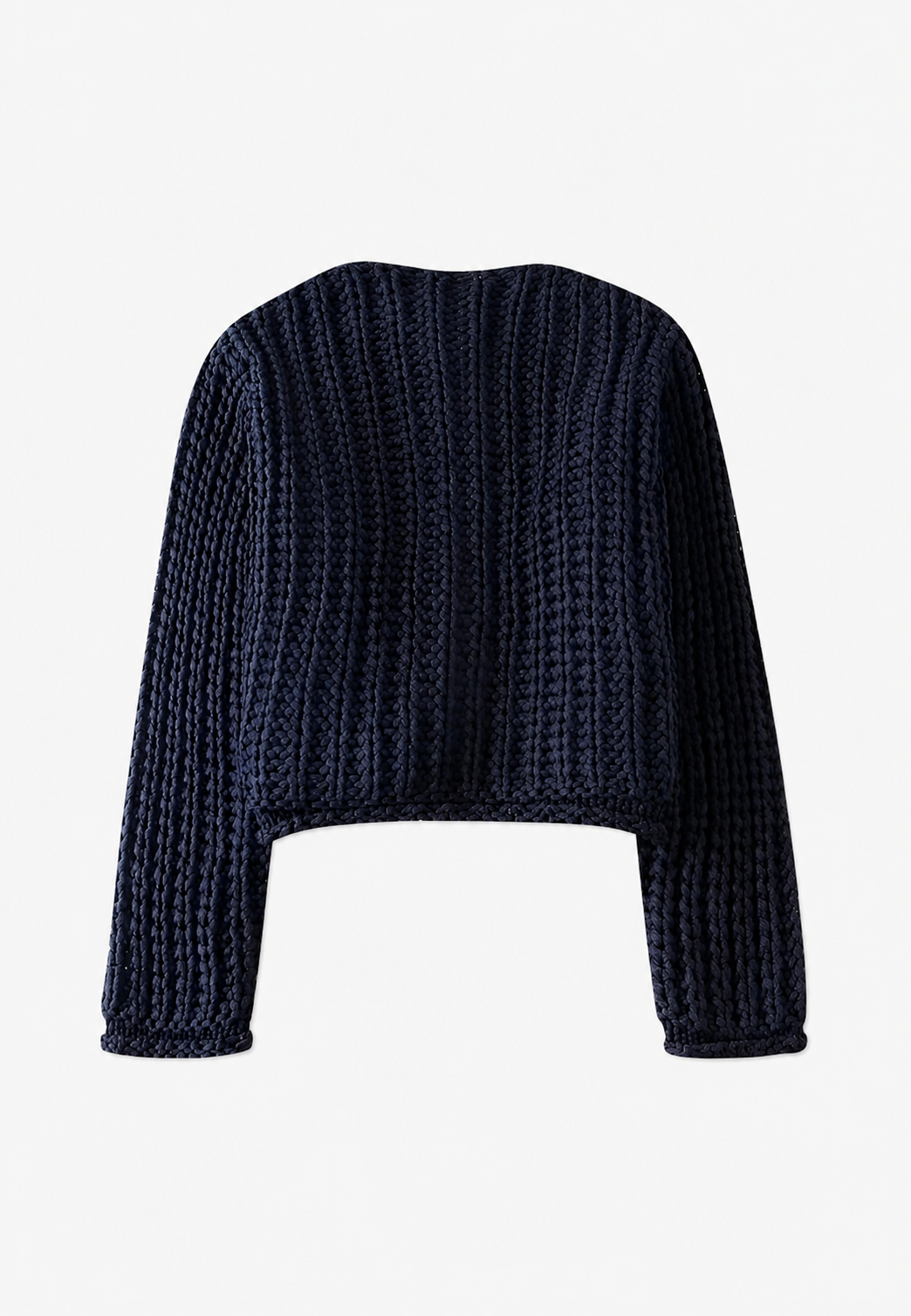 Cardigan court femme maille boutons dorés poches chic - Moretta