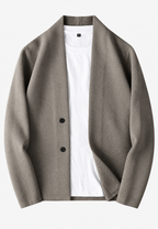 Cardigan maille homme col châle boutons élégant chaud - Salvatore