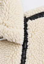 Blouson sherpa femme fermeture éclair court chaud hiver - Ottilie