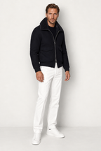 Veste bomber homme col imitation fourrure fermeture éclair - Cédric