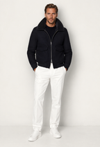 Veste bomber homme col imitation fourrure fermeture éclair - Cédric