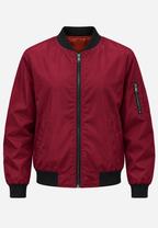 Veste bomber femme imprimé floral fermeture éclair zippée - Felicia