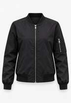 Veste bomber femme imprimé floral fermeture éclair zippée - Felicia
