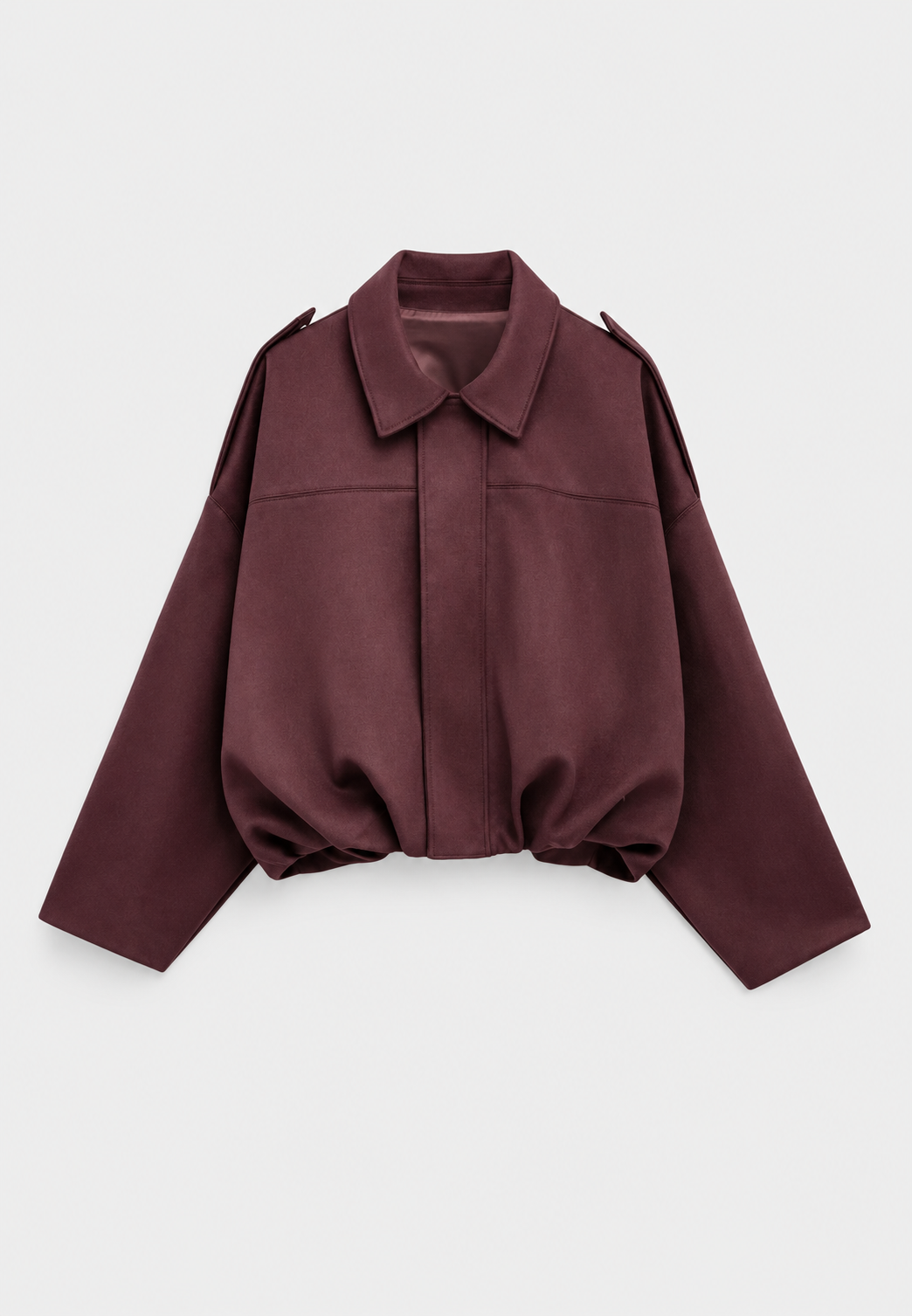 Veste courte femme effet daim col chemise texture douce - Azucena