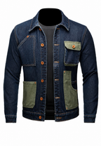Veste jean homme décontractée multiples poches utilitaire - Kilyan