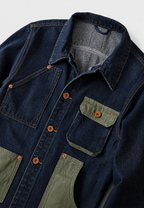 Veste jean homme décontractée multiples poches utilitaire - Kilyan