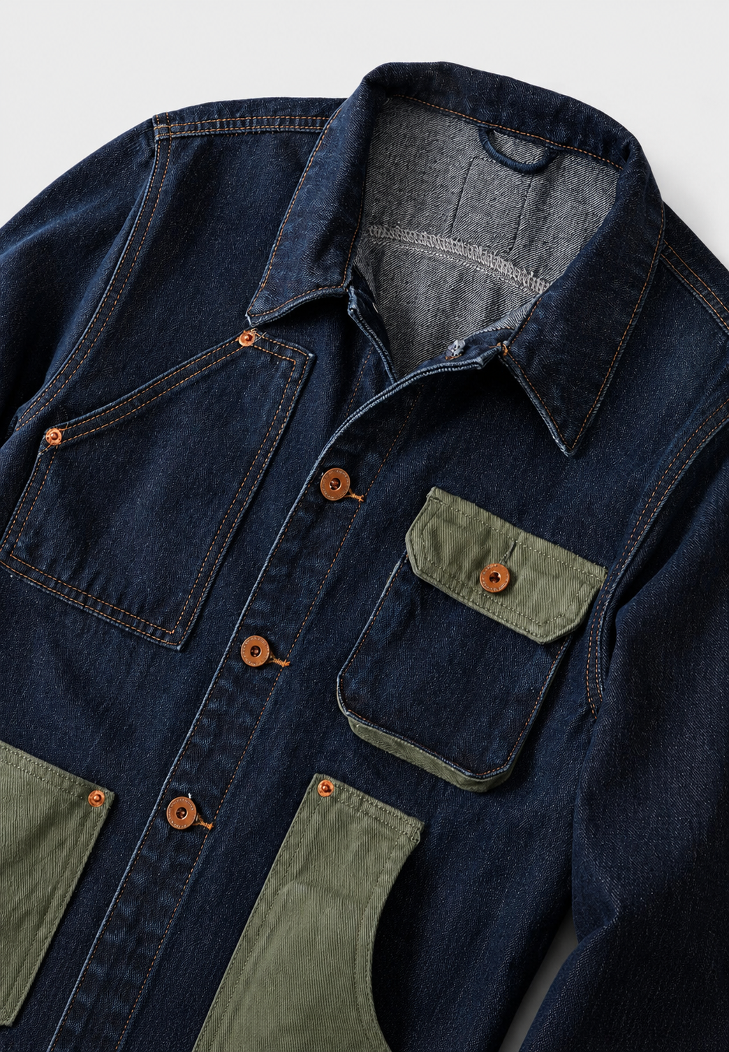 Veste jean homme décontractée multiples poches utilitaire - Kilyan
