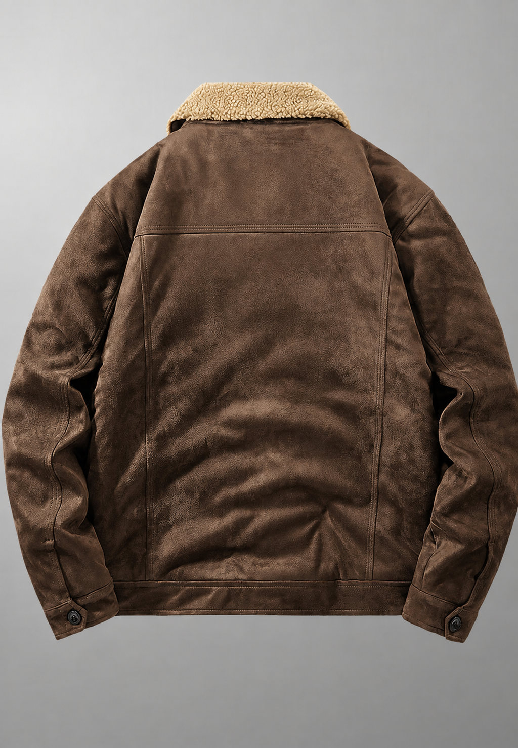 Veste homme effet daim doublure peau de mouton chaude - Bruno