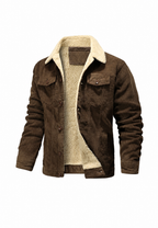 Veste velours côtelé homme doublure polaire col hiver - Ivar
