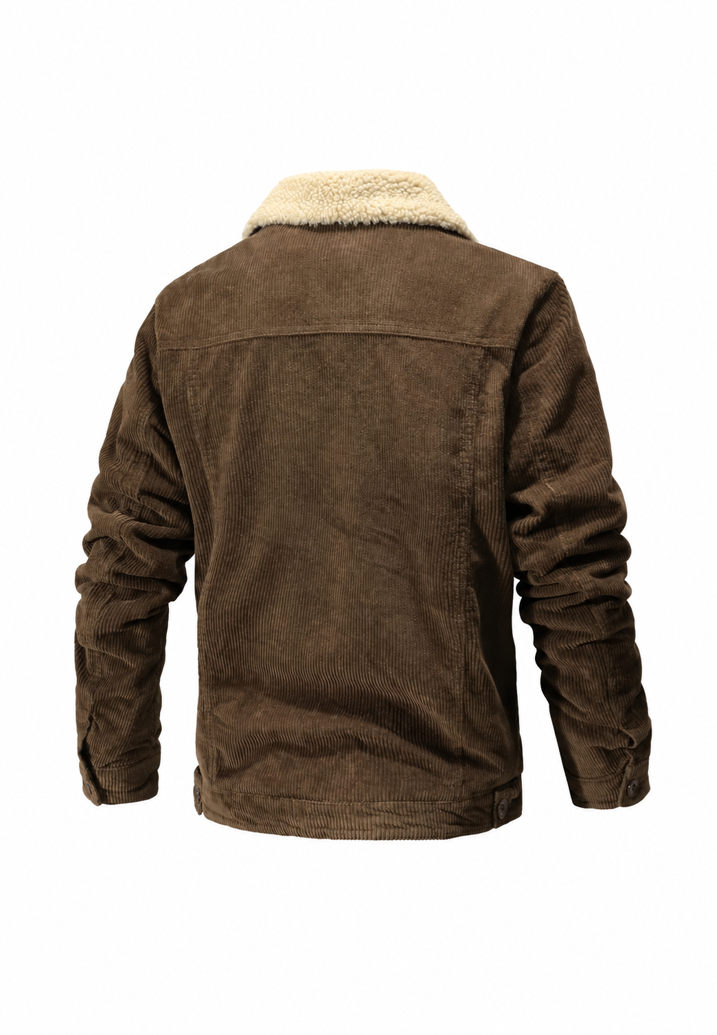 Veste velours côtelé homme doublure polaire col hiver - Ivar
