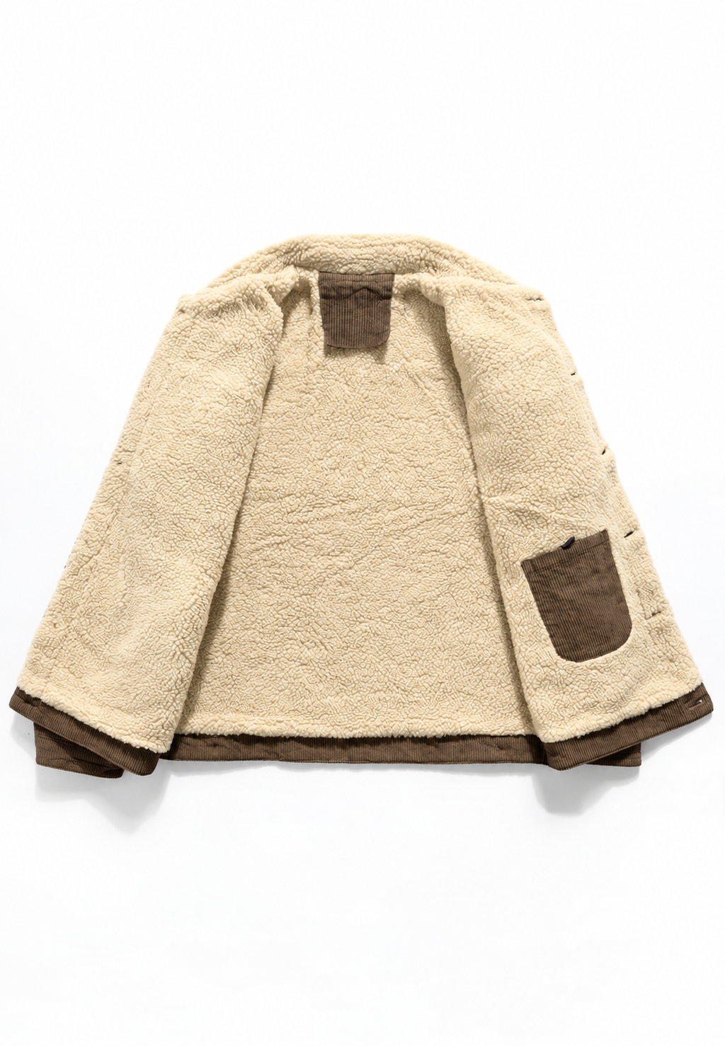 Veste velours côtelé homme doublure polaire col hiver - Ivar
