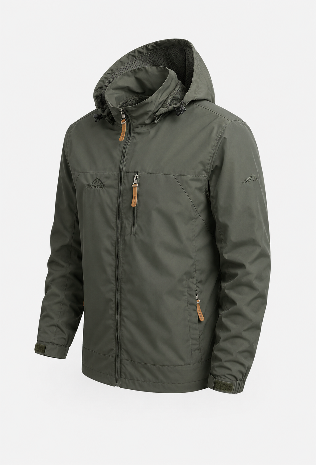 Veste coupe-vent homme imperméable capuche outdoor pluie - Jost